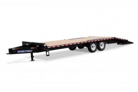 New 8.5 x 25 (20+5) Sure-Trac HD Low Profile Deckover Equipment Trailer, 15K GVWR