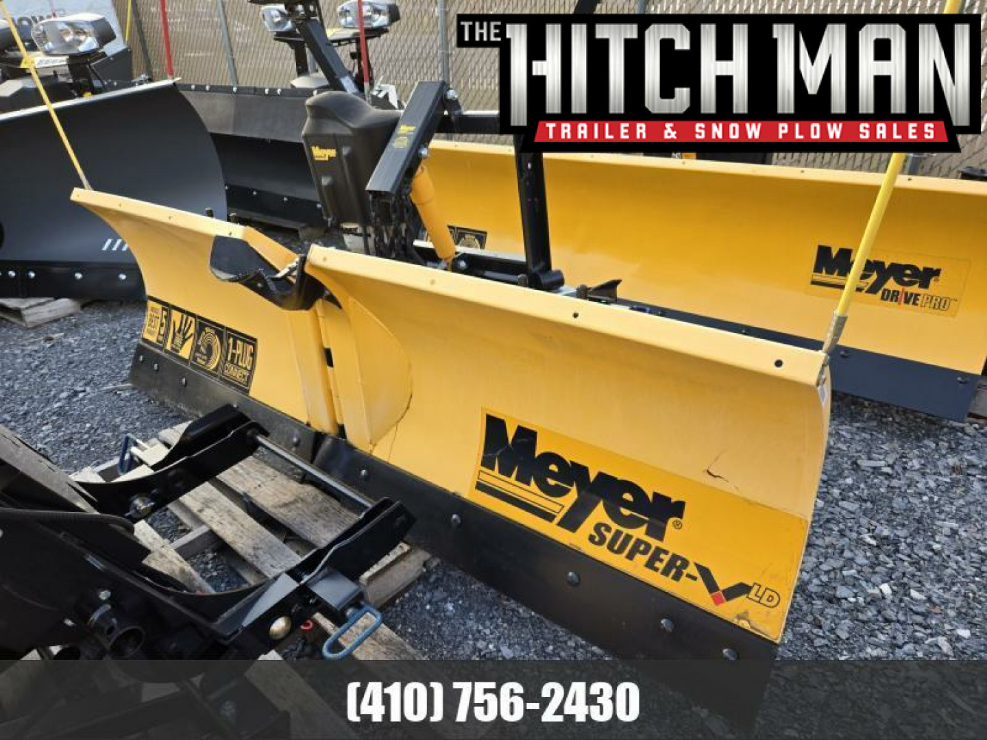 Used USED Meyer 7'6" Super-V LD  ***Complete w/Mount & Wiring off Toyota Tundra