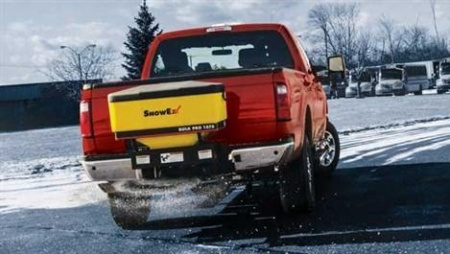 New SnowEx 9.0cf Bulk Pro Poly Tailgate Spreader **w/2" Hitch Mount & Adapter, Two-Stage Design(Auger/Spinner) SP-1875-1