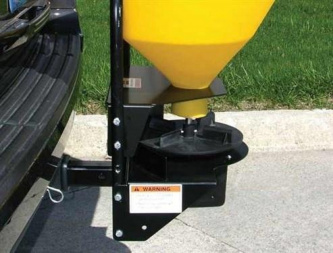 New SnowEx 3.0cf Wireless Poly Tailgate Spreader  **w/2  Hitch Mount
