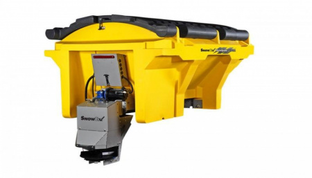 New SnowEx 1.5CY Renegade Helixx P150A Poly Hopper Spreader **w/Lid, Inverted V, & Helixx Auger