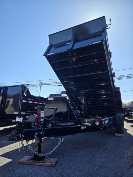 New 7 x 16 Sure-Trac Scissor-Hoist HD Dump Trailer 14k **Includes Tarp Kit, 110v Battery Charger, 12k Dropleg Jack