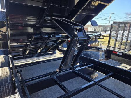 New 7 x 16 Sure-Trac Scissor-Hoist HD Dump Trailer 14k **Includes Tarp Kit, 110v Battery Charger, 12k Dropleg Jack