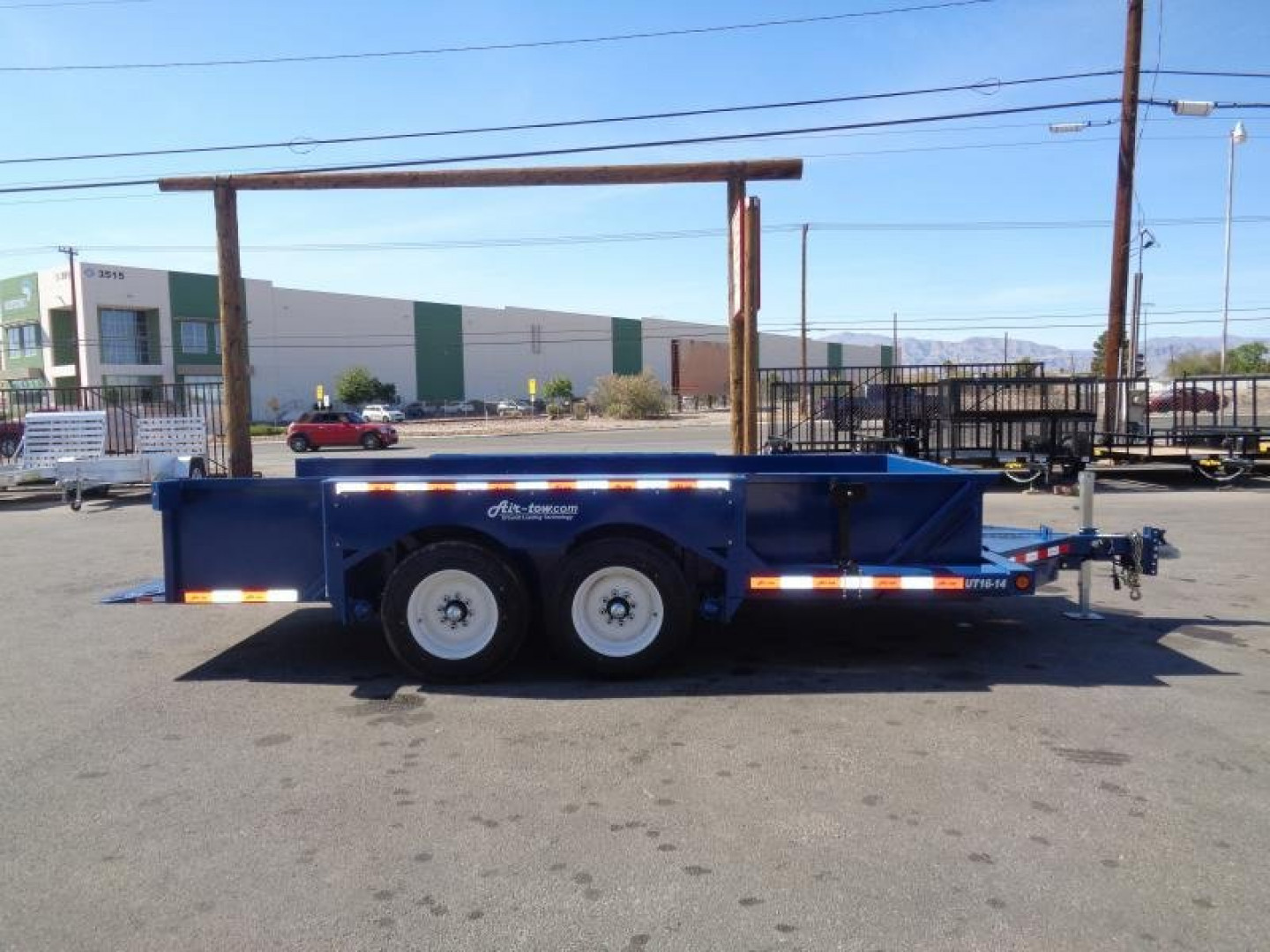 New 2025 Air Tow * UT16-14 * 16Ft 14K Drop Deck Equipment Trailer