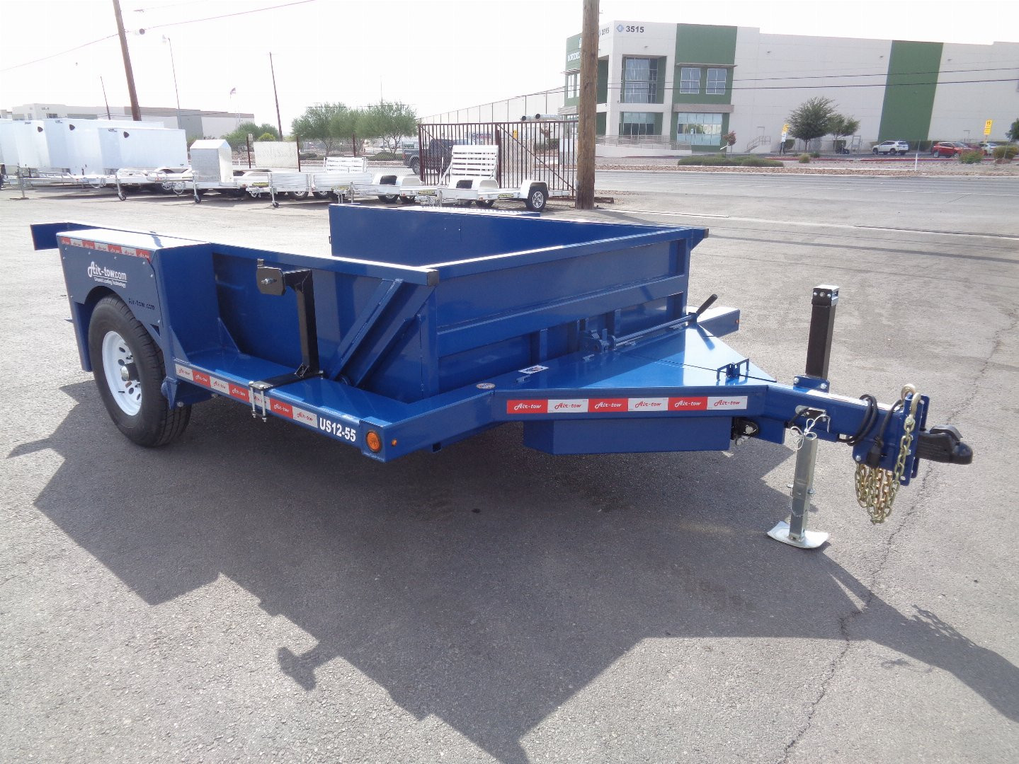 New 2025 AIR TOW * US12-55 * 12Ft Drop Deck Equipment Trailer