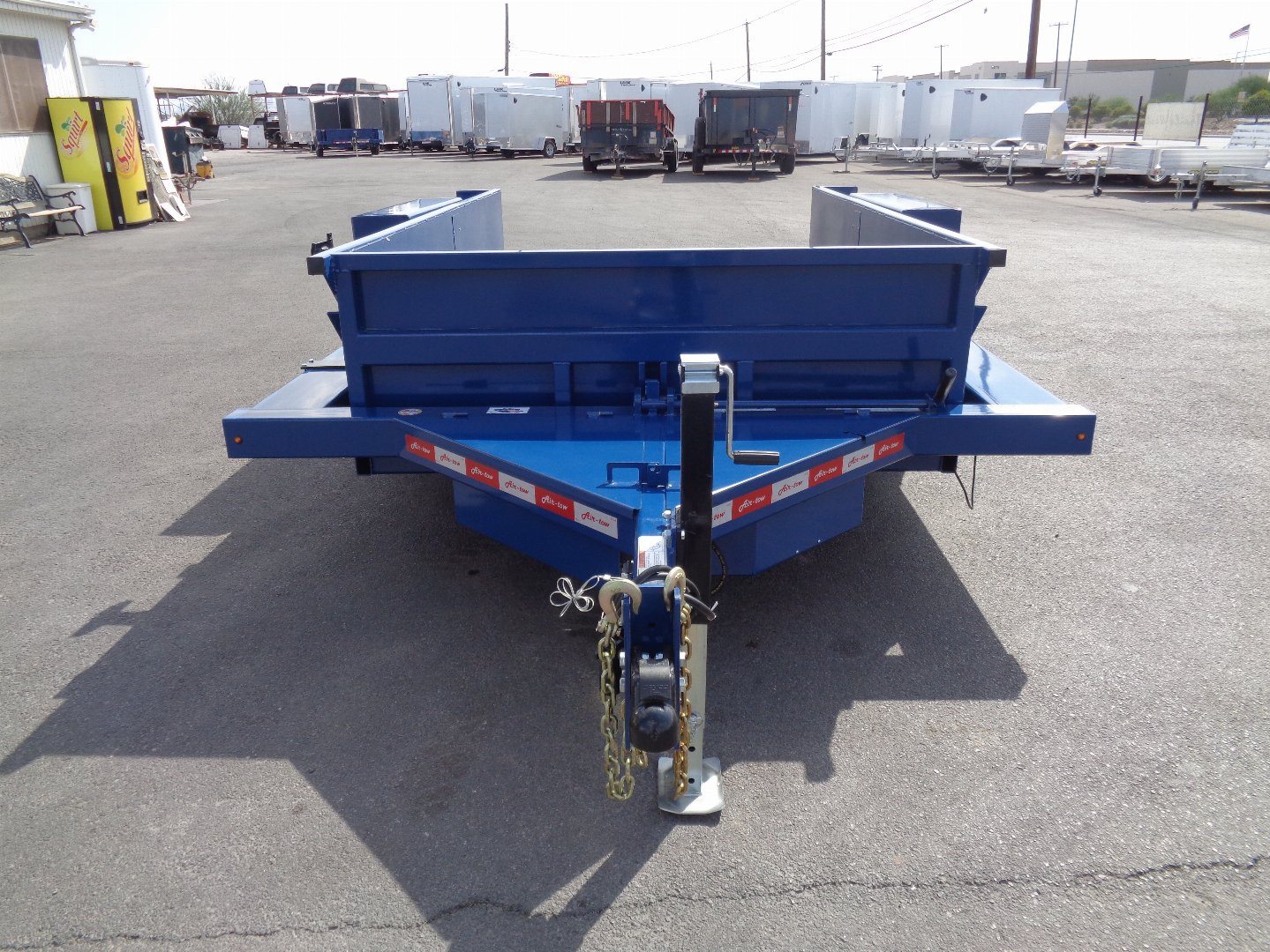 New 2025 AIR TOW * US12-55 * 12Ft Drop Deck Equipment Trailer