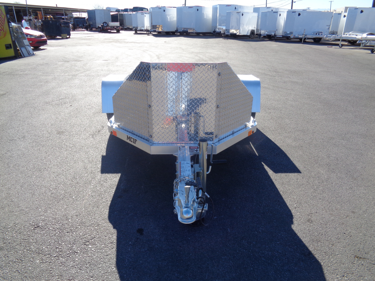 New 2026 Aluma * MC1F * Single Axle Folding Motorcycle Trailer