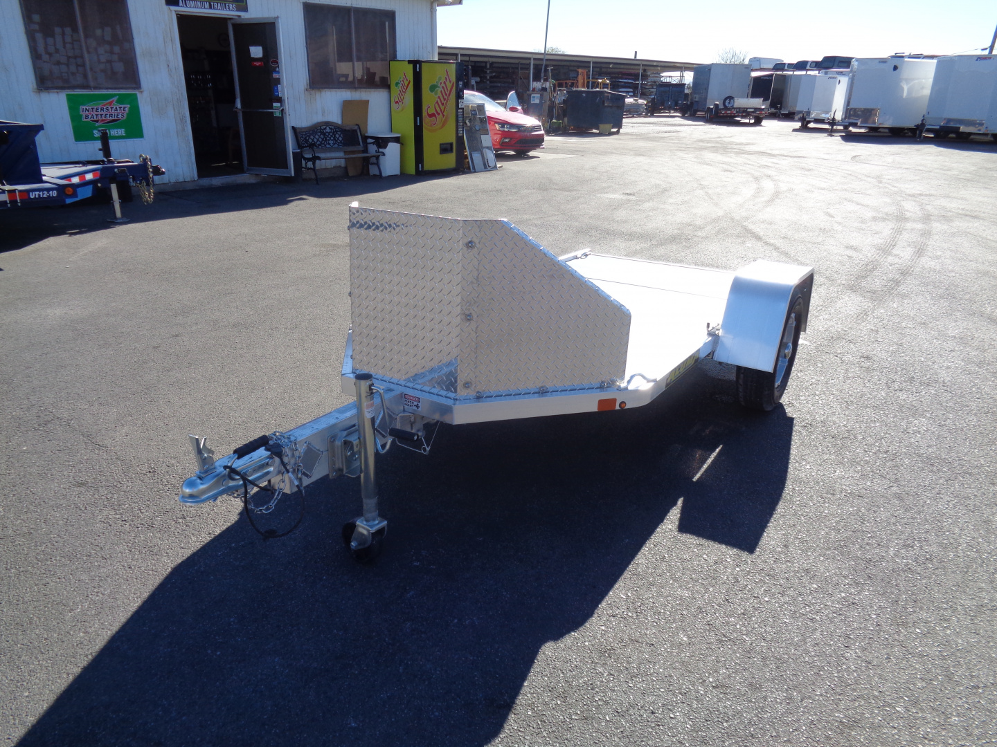 New 2026 Aluma * MC1F * Single Axle Folding Motorcycle Trailer