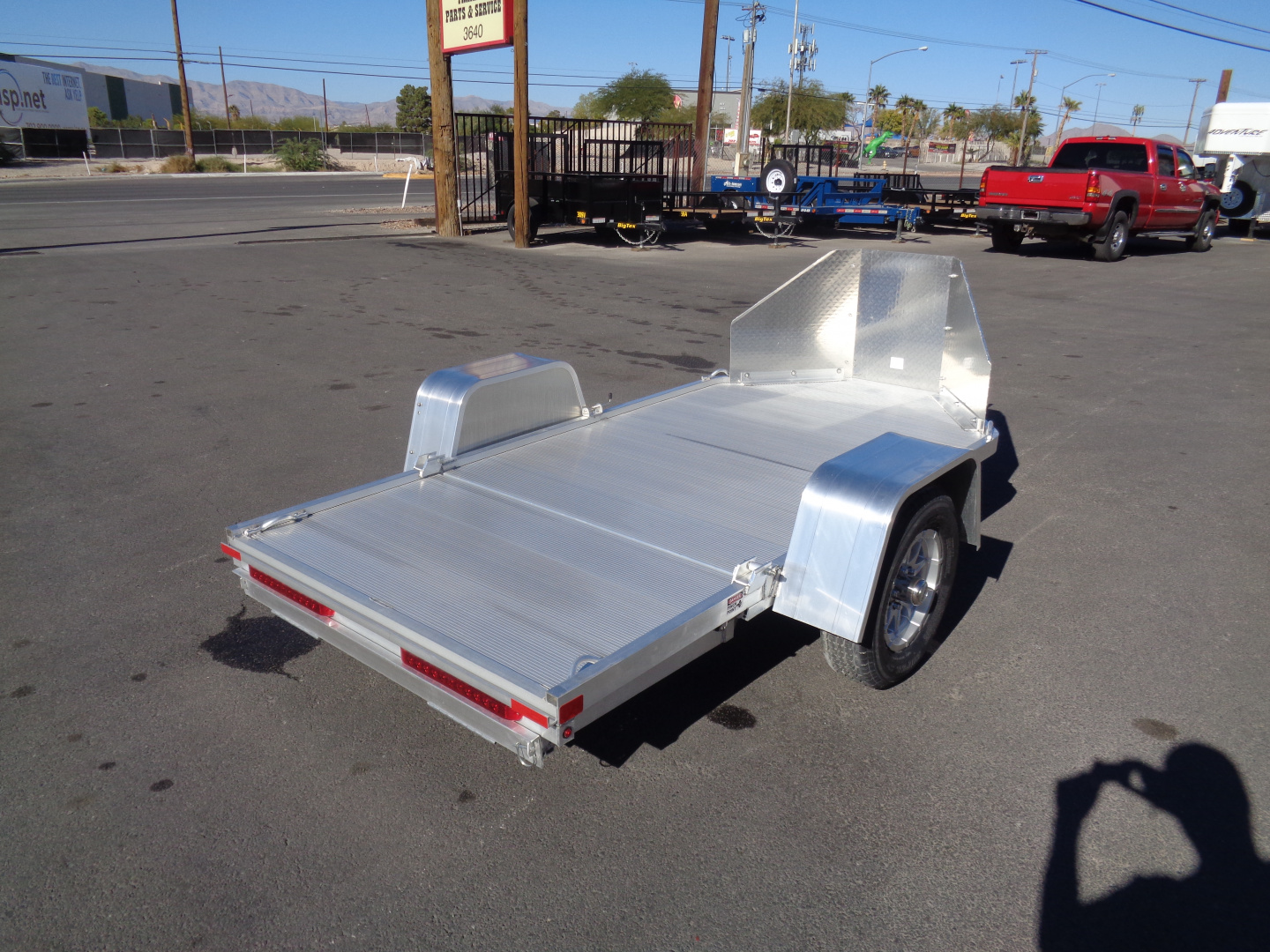 New 2026 Aluma * MC1F * Single Axle Folding Motorcycle Trailer