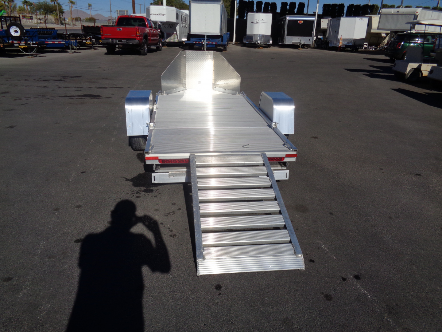 New 2026 Aluma * MC1F * Single Axle Folding Motorcycle Trailer