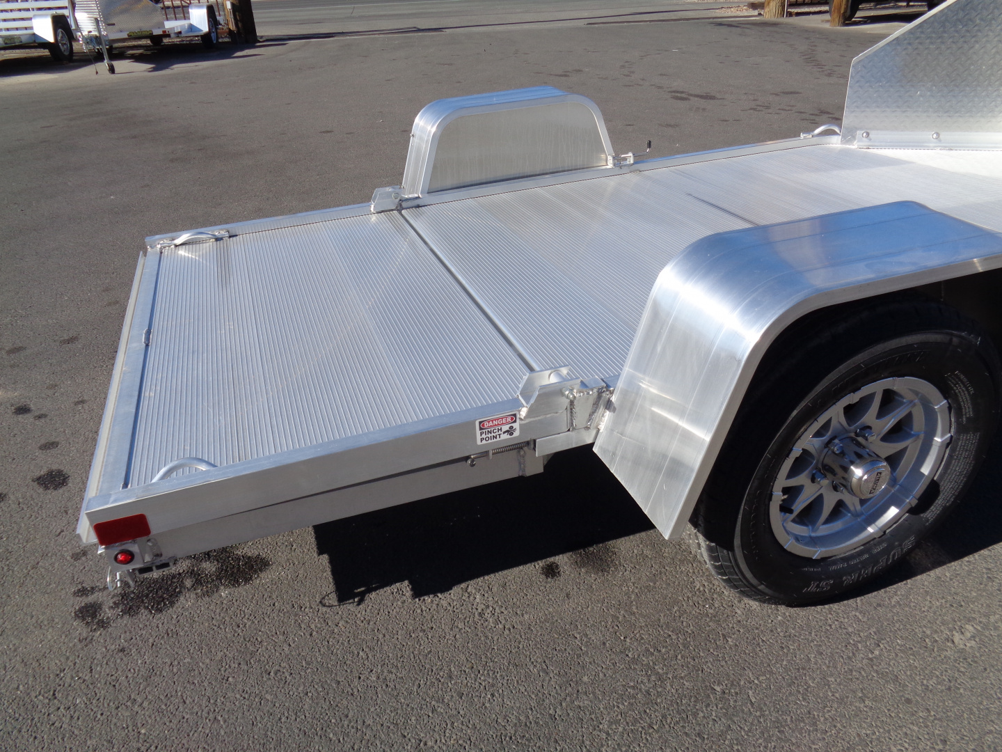 New 2026 Aluma * MC1F * Single Axle Folding Motorcycle Trailer