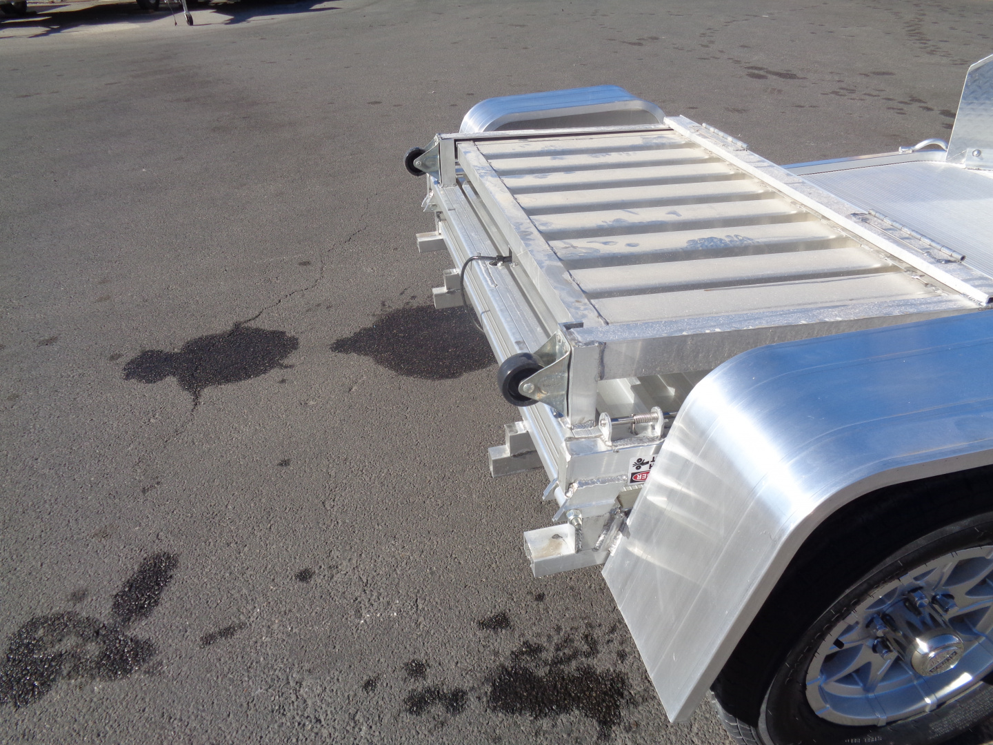 New 2026 Aluma * MC1F * Single Axle Folding Motorcycle Trailer