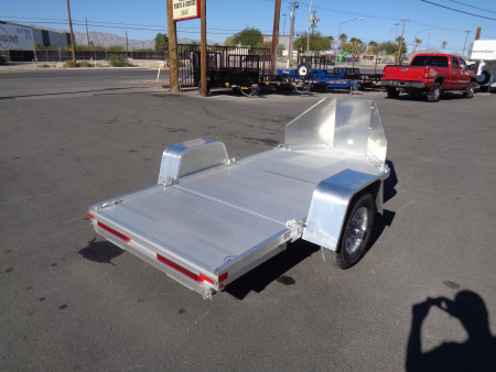 New 2026 Aluma * MC1F * Single Axle Folding Motorcycle Trailer