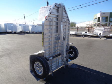 New 2026 Aluma * MC1F * Single Axle Folding Motorcycle Trailer