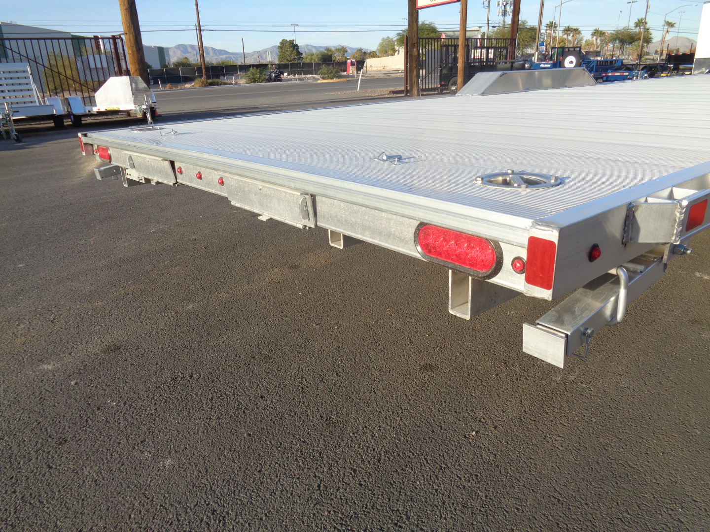 New 2026 Aluma * WB28H-TA-EL-DOF * 28Ft Wide Body Tandem Axle Drive-Over-Fender Car Hauler