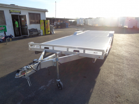 New 2026 Aluma * WB28H-TA-EL-DOF * 28Ft Wide Body Tandem Axle Drive-Over-Fender Car Hauler