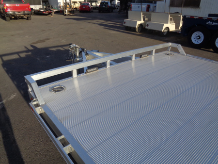 New 2026 Aluma * WB28H-TA-EL-DOF * 28Ft Wide Body Tandem Axle Drive-Over-Fender Car Hauler