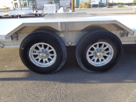 New 2026 Aluma * WB28H-TA-EL-DOF * 28Ft Wide Body Tandem Axle Drive-Over-Fender Car Hauler