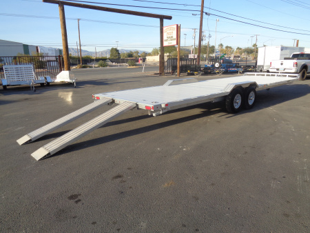 New 2026 Aluma * WB28H-TA-EL-DOF * 28Ft Wide Body Tandem Axle Drive-Over-Fender Car Hauler