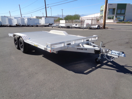 New 2025 Aluma * WB16H-TA-EL-DOF * 16Ft Heavy Duty Wide Body Drive-Over-Fender Trailer