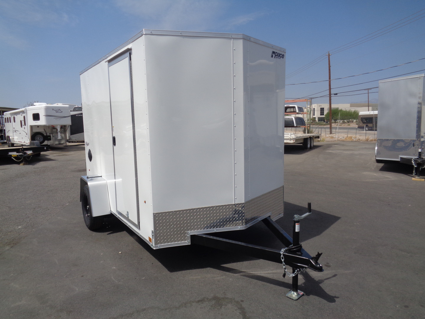 New 2026 Pace American 6x10 - Outback DLX - V-Nose Single Axle Cargo Trailer