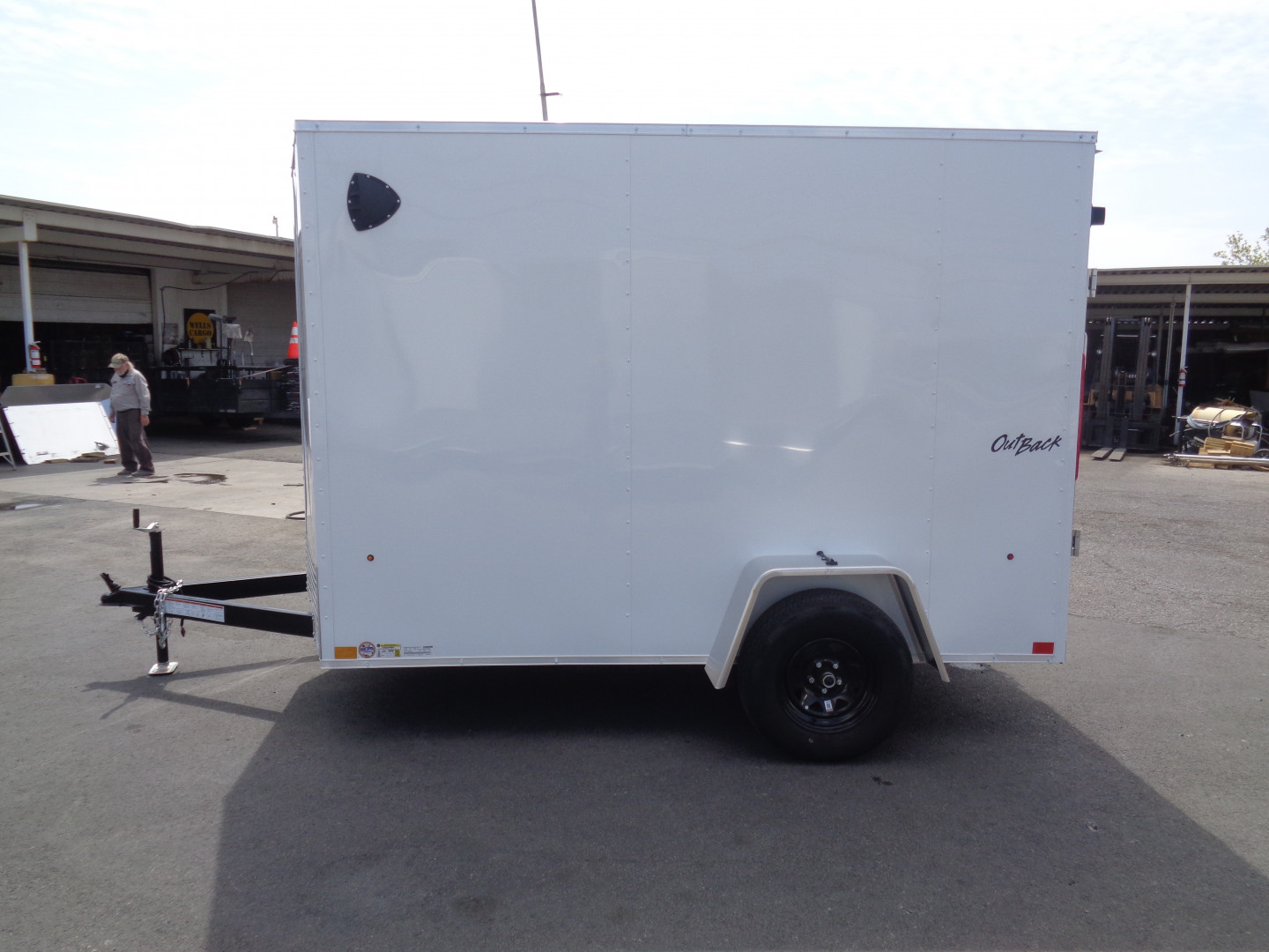 New 2026 Pace American 6x10 - Outback DLX - V-Nose Single Axle Cargo Trailer