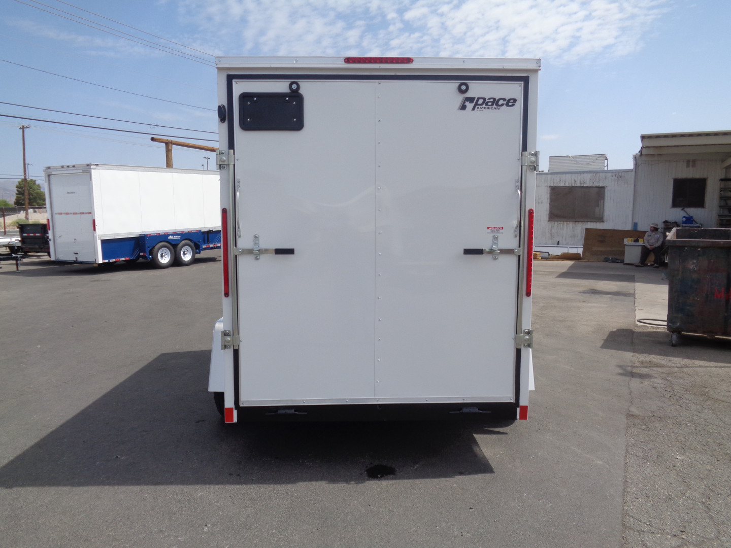 New 2026 Pace American 6x10 - Outback DLX - V-Nose Single Axle Cargo Trailer