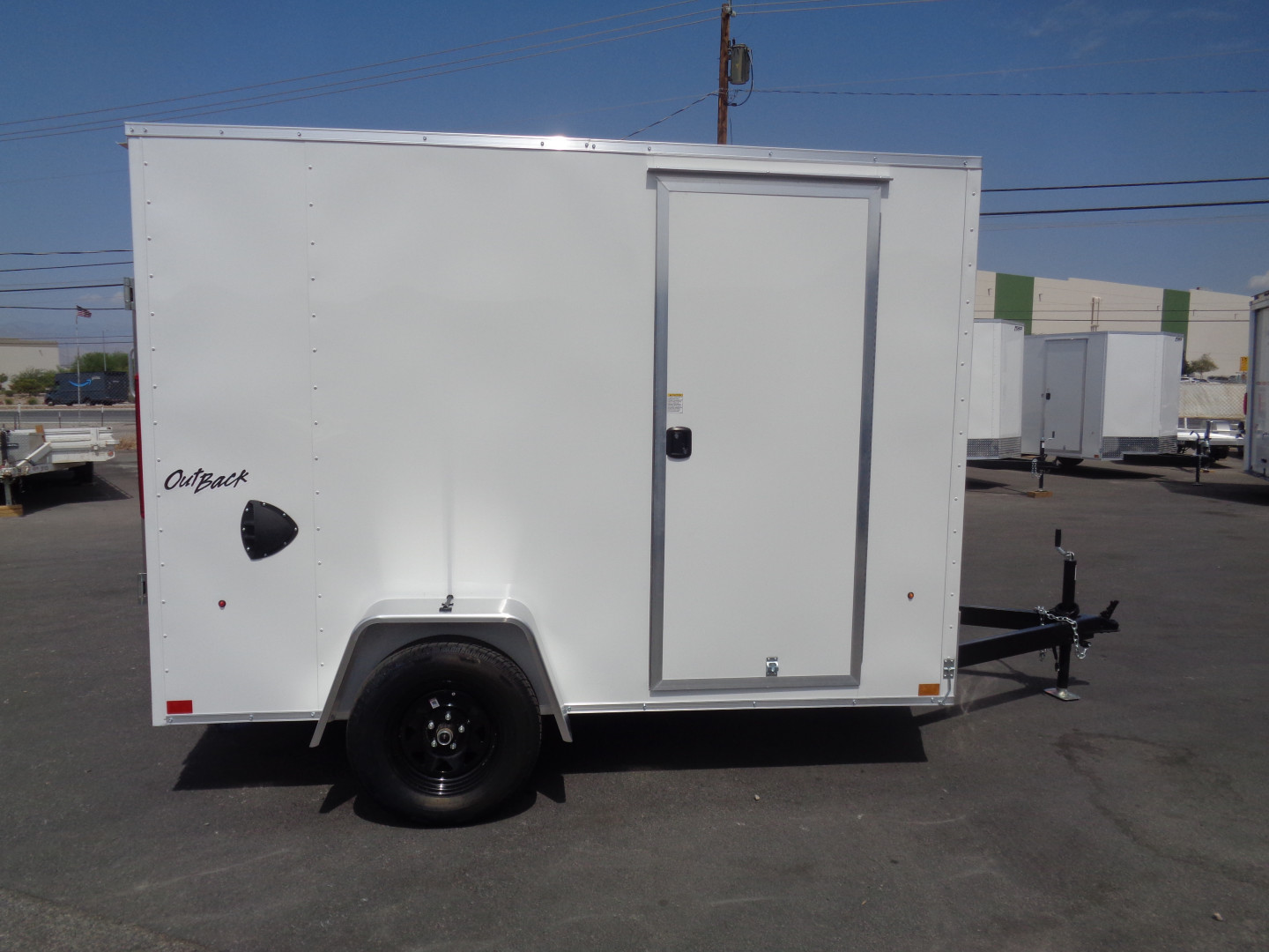 New 2026 Pace American 6x10 - Outback DLX - V-Nose Single Axle Cargo Trailer
