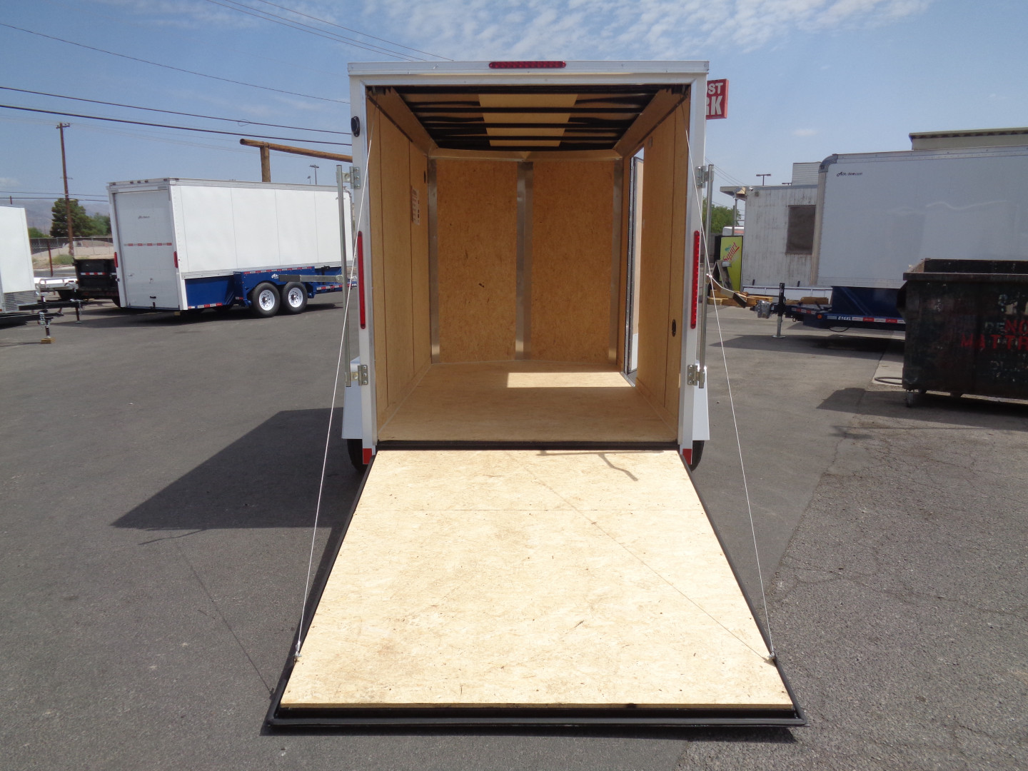 New 2026 Pace American 6x10 - Outback DLX - V-Nose Single Axle Cargo Trailer