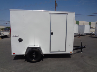 New 2026 Pace American 6x10 - Outback DLX - V-Nose Single Axle Cargo Trailer