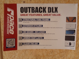 New 2026 Pace American 6x10 - Outback DLX - V-Nose Single Axle Cargo Trailer