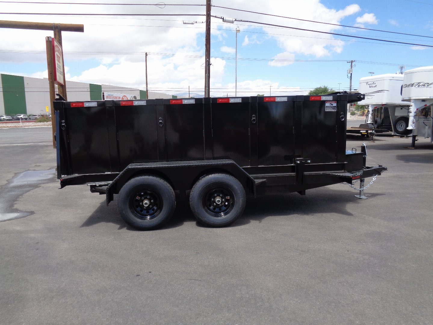 New 2023 Sun Country Play Craft LDT 6X12 10K Dump Trailer
