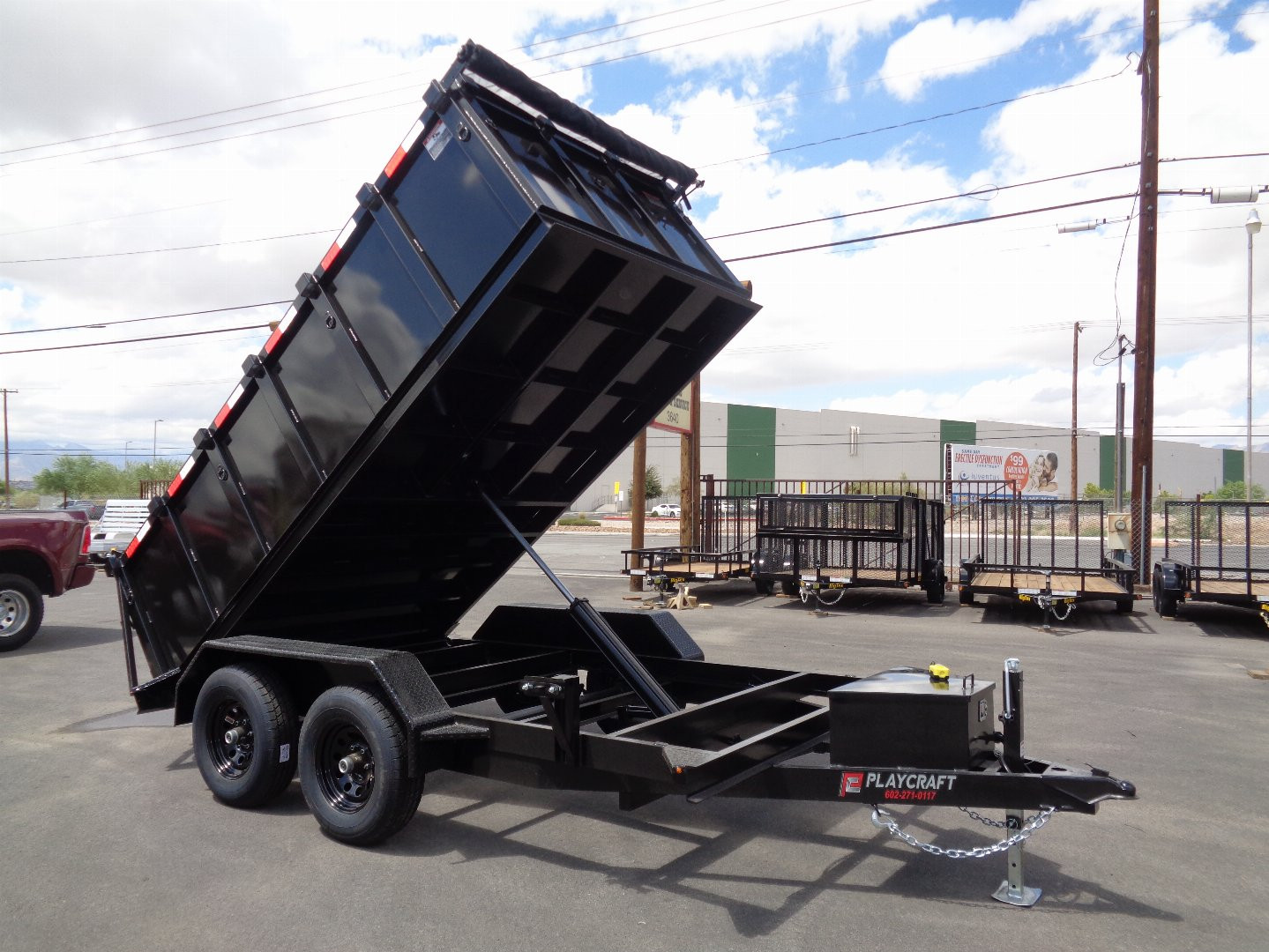 New 2023 Sun Country Play Craft LDT 6X12 10K Dump Trailer