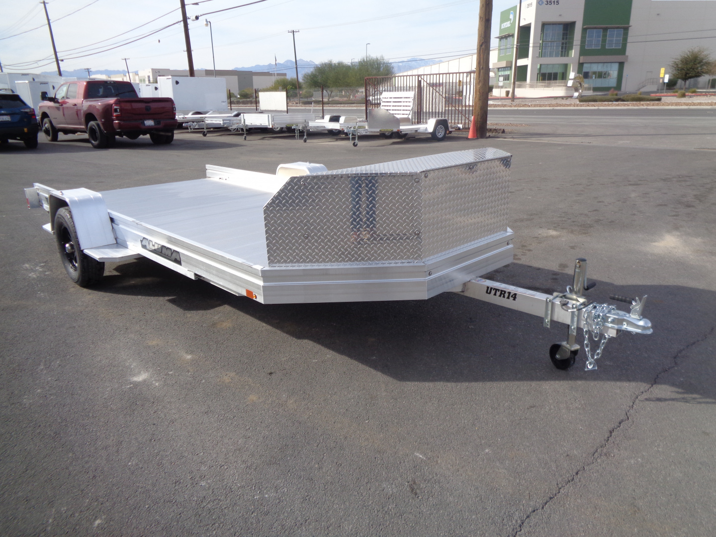 New 2026 ALUMA * UTR14 * 14Ft Single Axle ATV/UTV Trailer