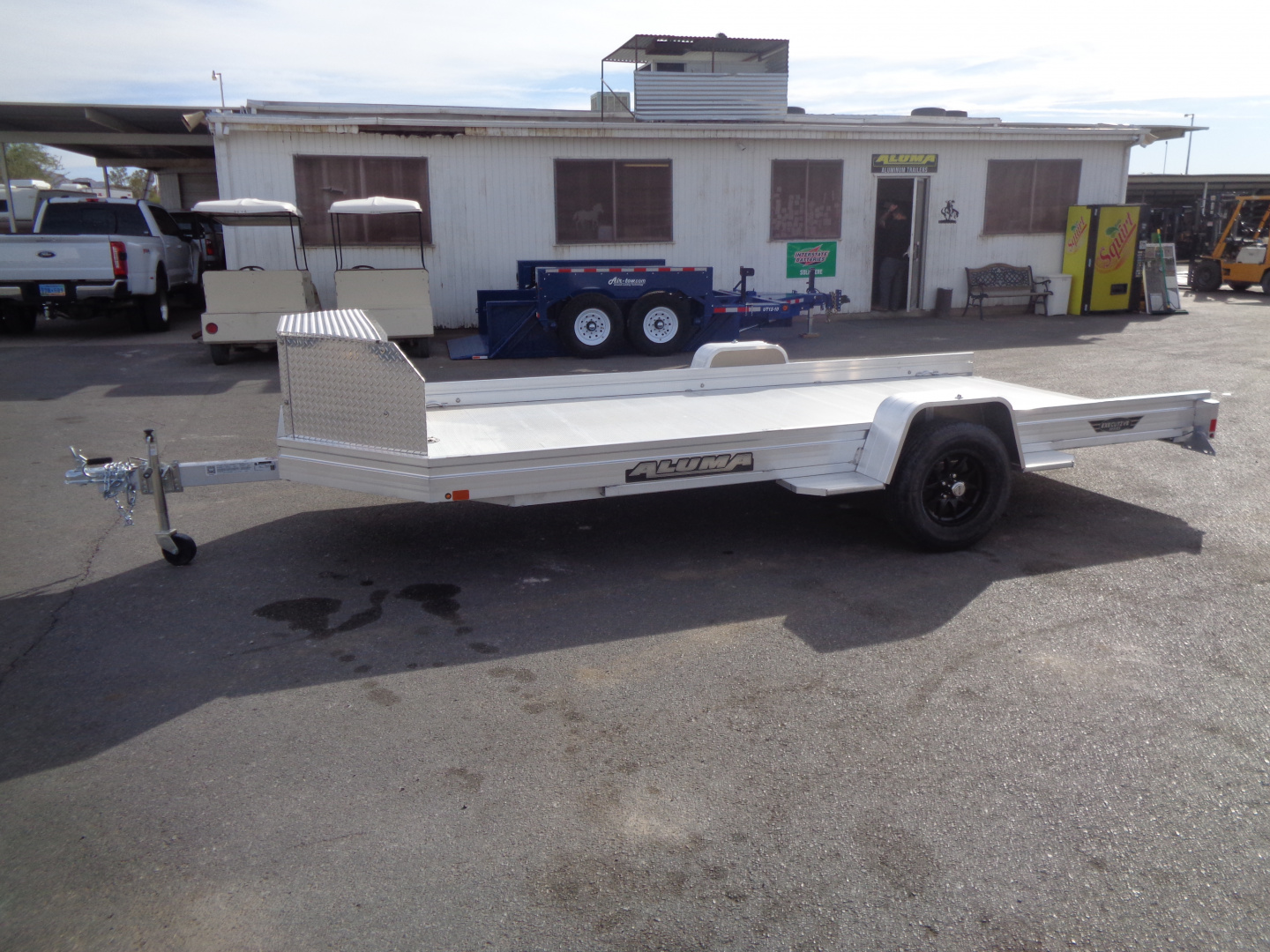 New 2026 ALUMA * UTR14 * 14Ft Single Axle ATV/UTV Trailer