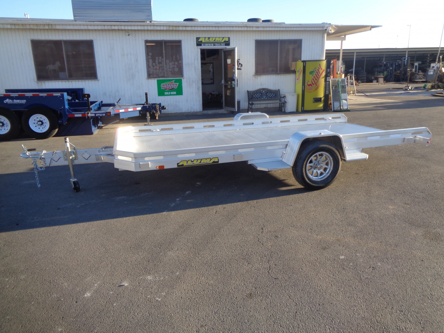 New 2026 Aluma * 7814 TILT-S * 14Ft Single Axle Tilt Utility Trailer