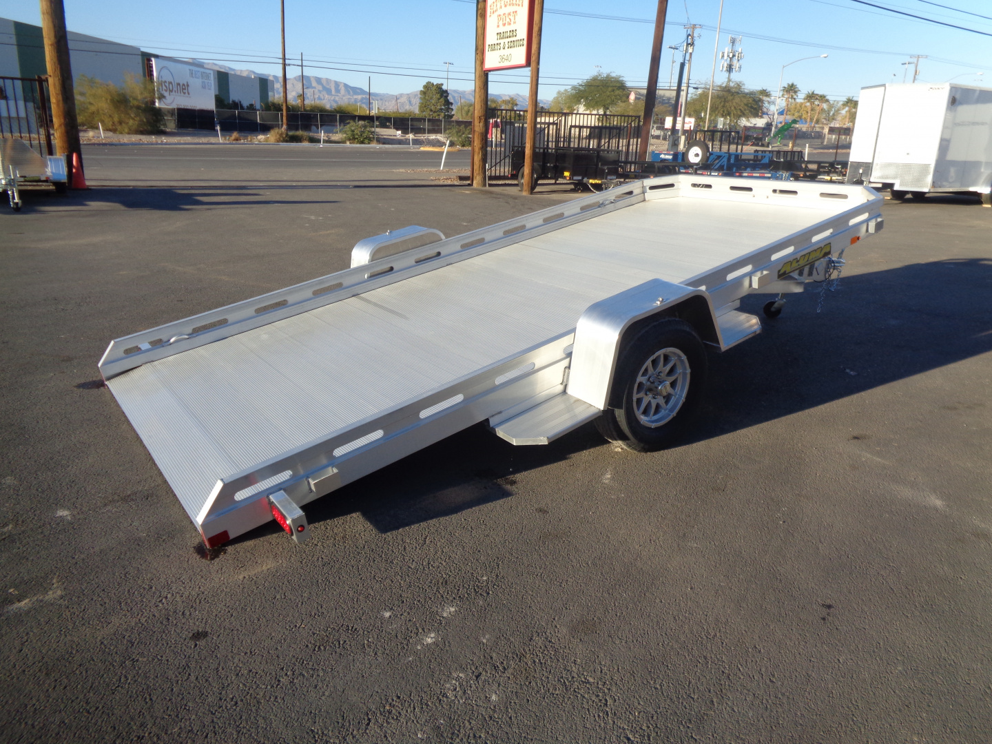New 2026 Aluma * 7814 TILT-S * 14Ft Single Axle Tilt Utility Trailer