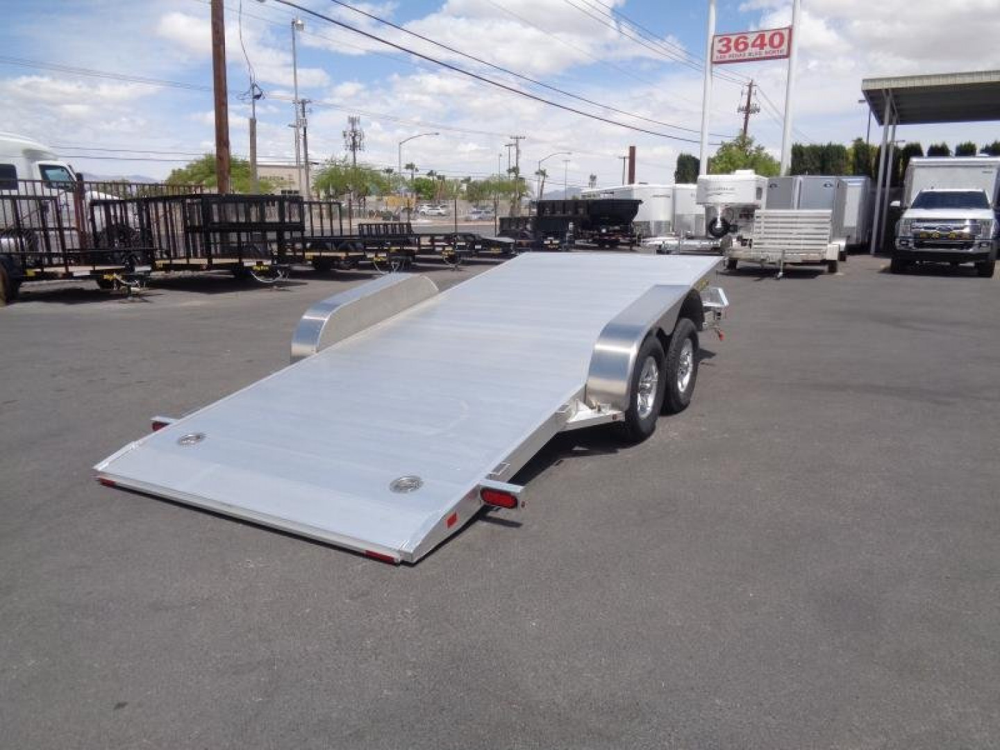 New 2025 Aluma 8216 TILT Utility Trailer