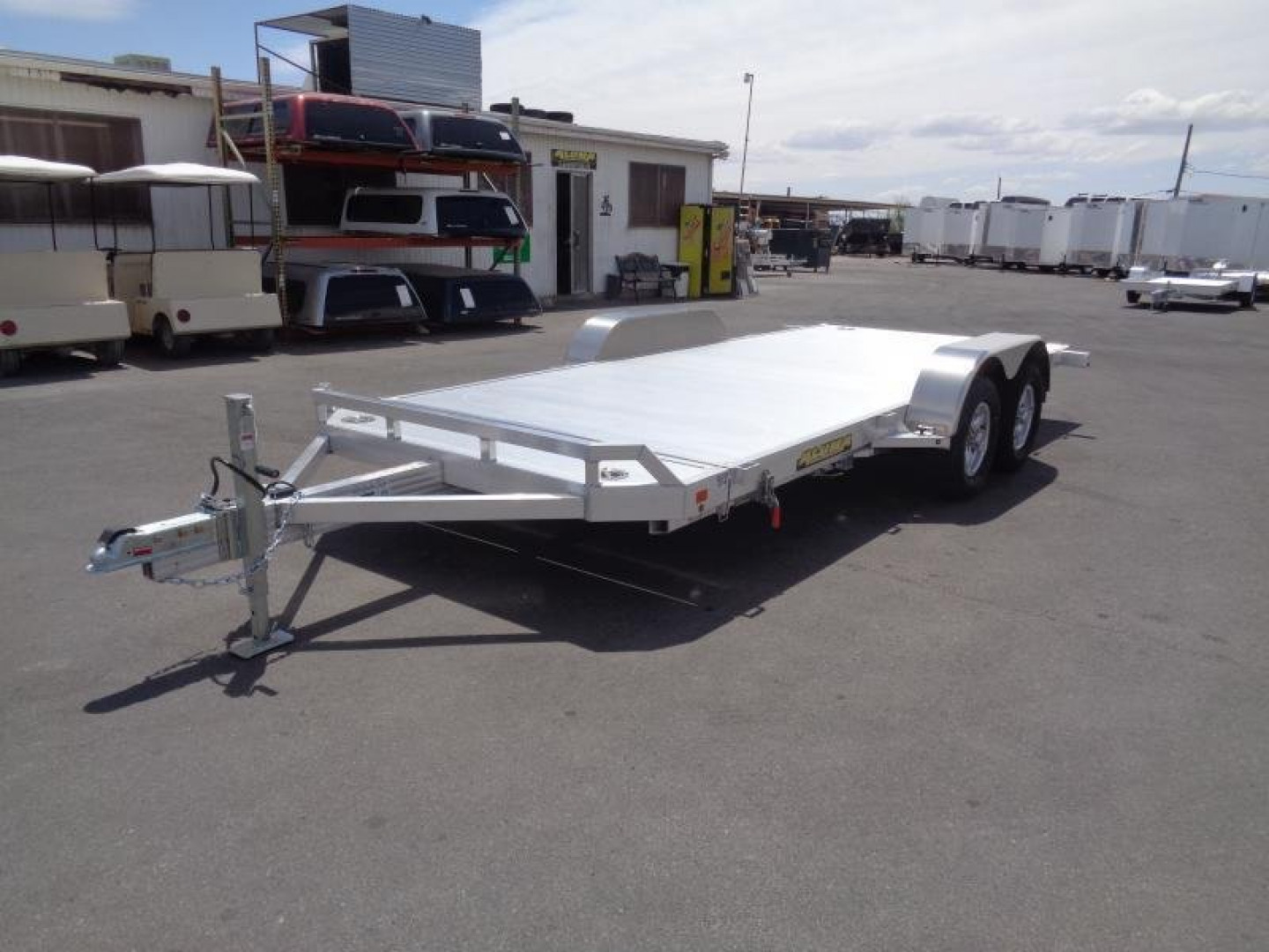 New 2025 Aluma 8216 TILT Utility Trailer