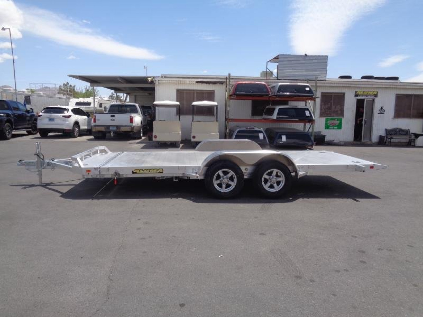 New 2025 Aluma 8216 TILT Utility Trailer