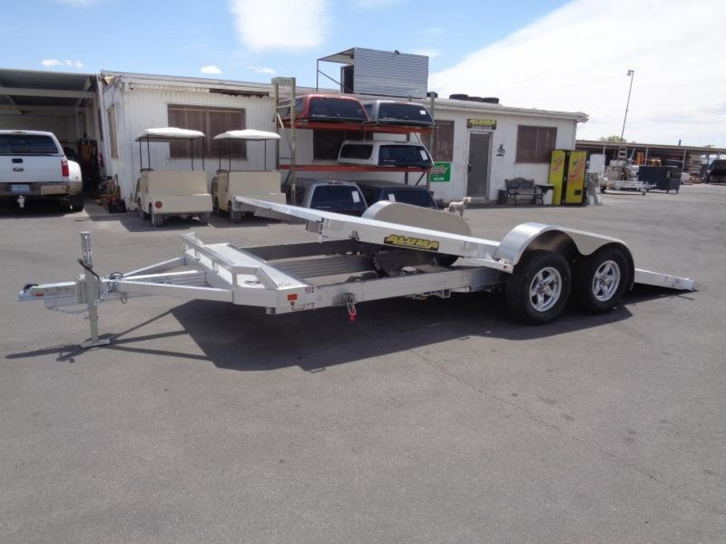 New 2025 Aluma 8216 TILT Utility Trailer