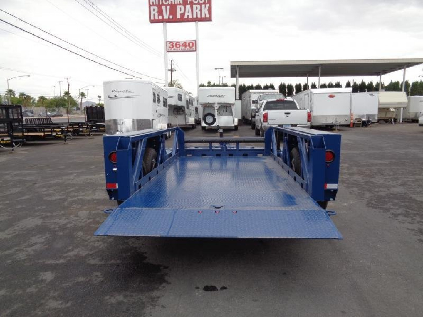 New 2025 Air Tow * RENTAL-14 * 14Ft Drop Deck Equipment Trailer