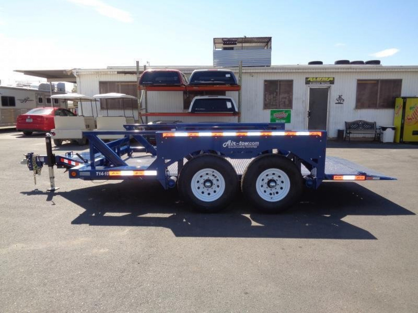 New 2025 Air Tow * T14-10 * 14Ft Drop Deck Equipment Trailer