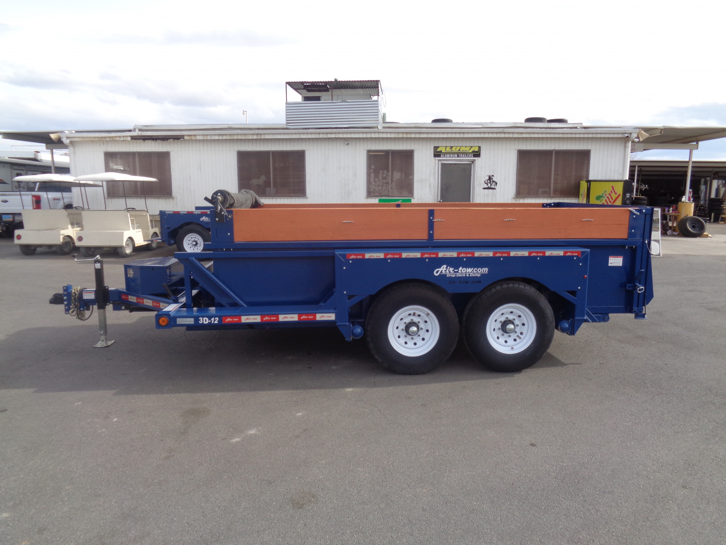 New 2025 Air Tow * 3D-12 * 12.5Ft 10K Drop Deck Dump/Equipment Trailer