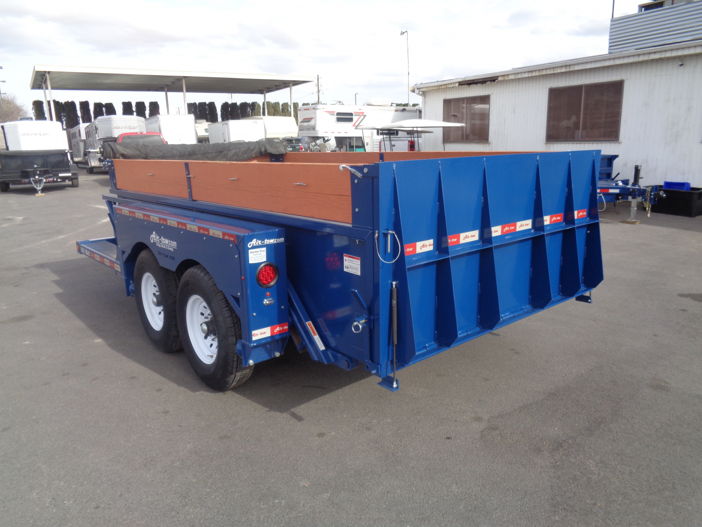New 2025 Air Tow * 3D-12 * 12.5Ft 10K Drop Deck Dump/Equipment Trailer