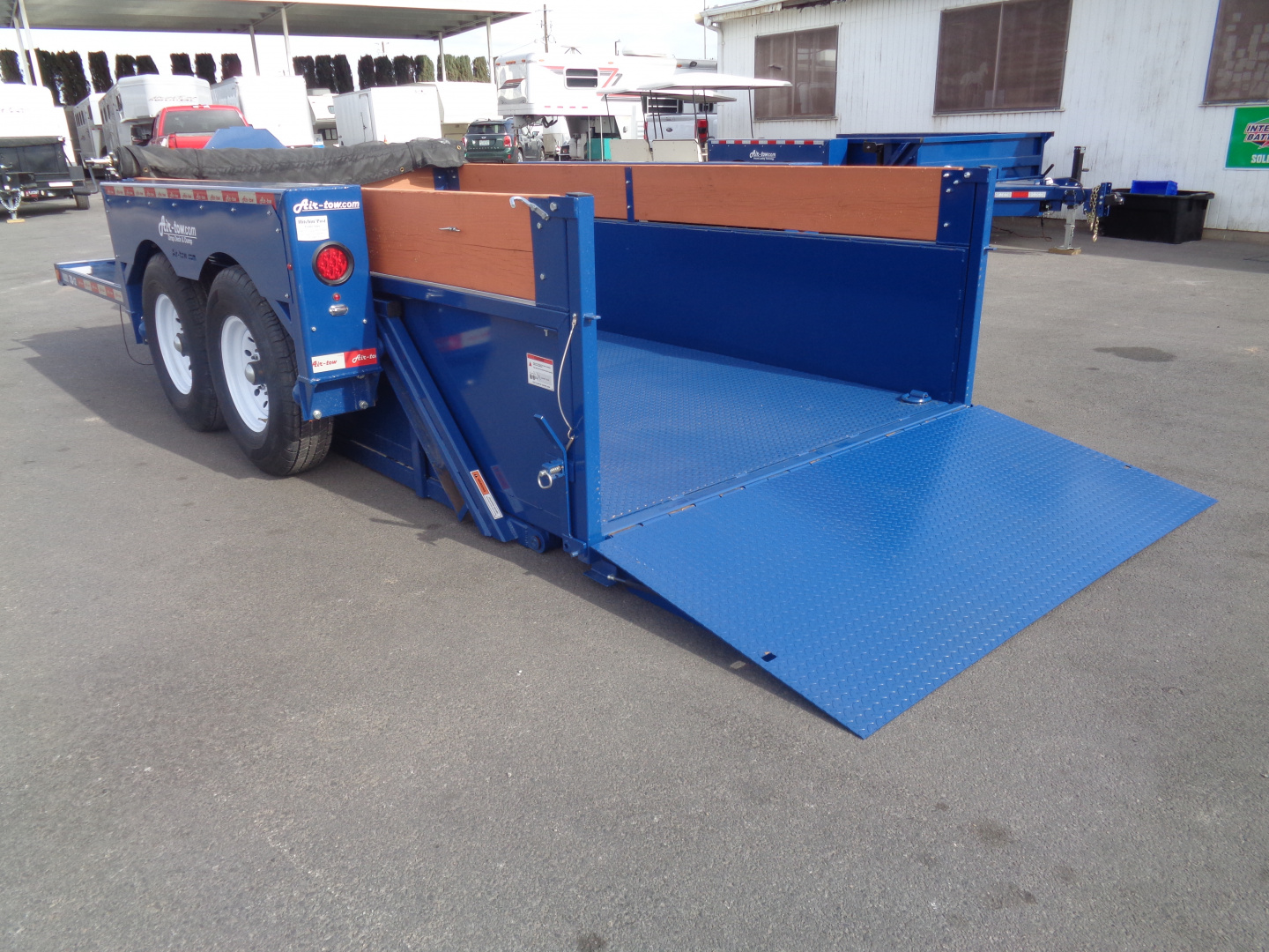 New 2025 Air Tow * 3D-12 * 12.5Ft 10K Drop Deck Dump/Equipment Trailer