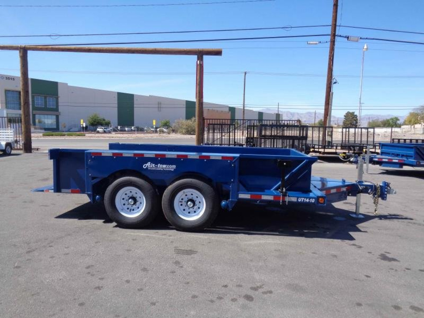 New 2025 Air Tow * UT14-10 * 14Ft Drop Deck Equipment Trailer