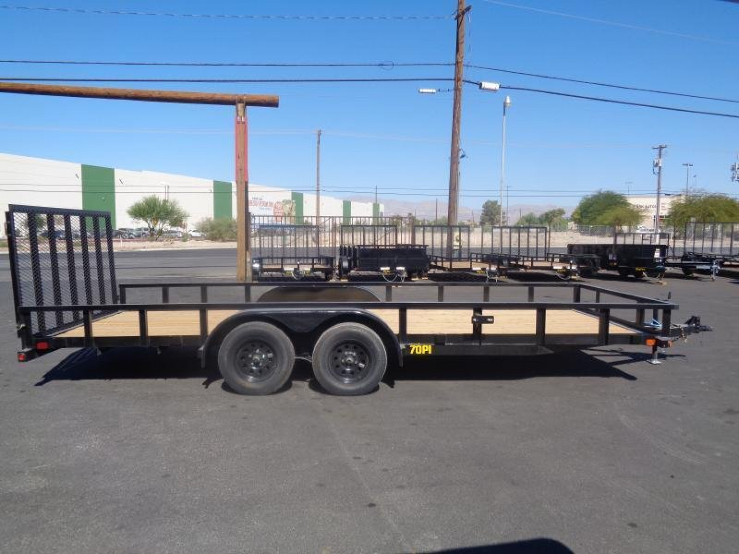 New 2025 Big Tex Trailers 70PI-18 Utility Trailer