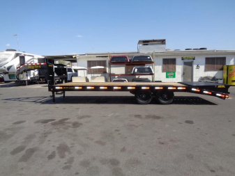 New 2023 Big Tex Trailers 14GN-20+5MR Gooseneck Flatbed Trailer