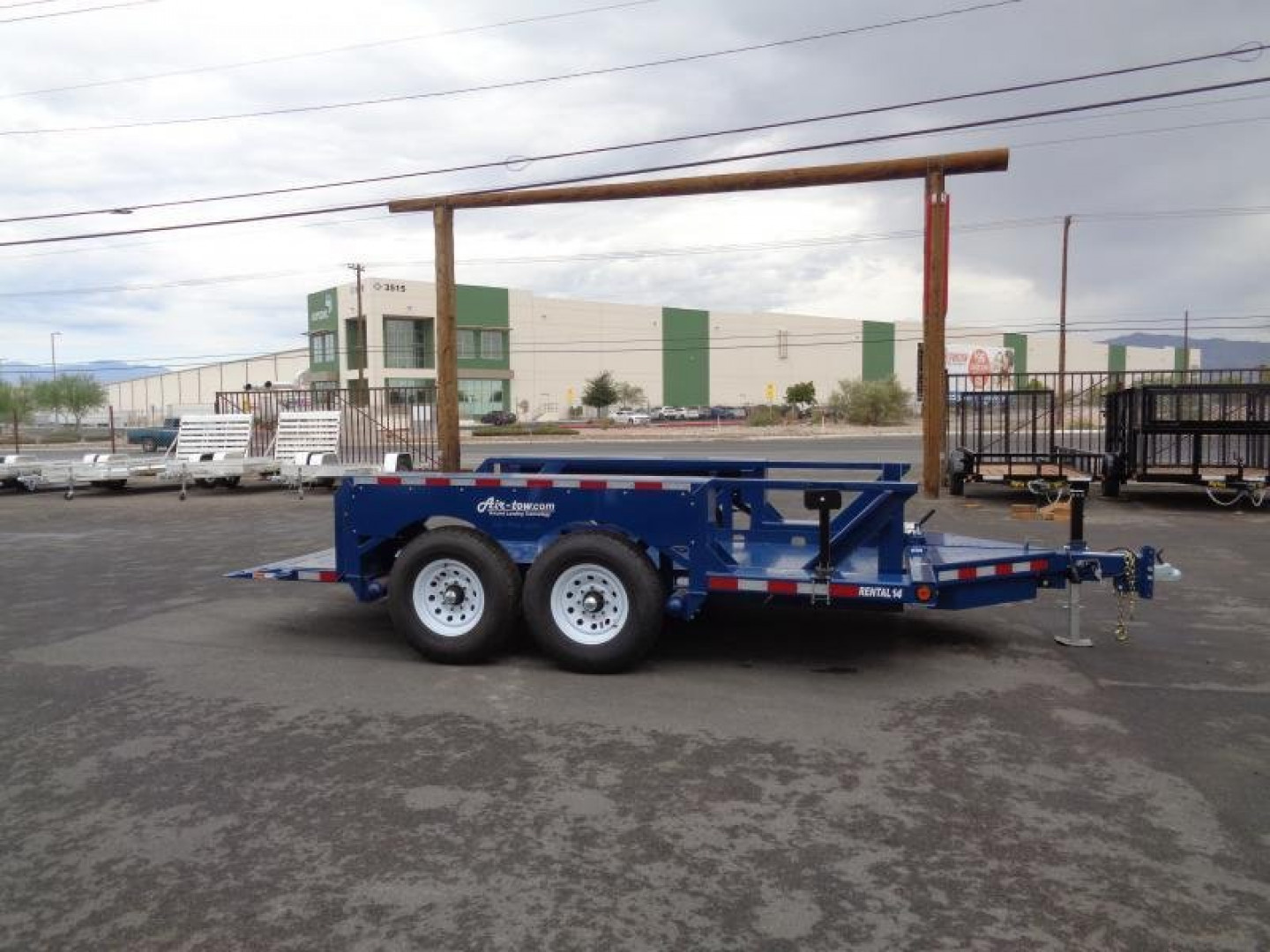 New 2024 Air Tow * RENTAL-14 * 14Ft Drop Deck Equipment Trailer